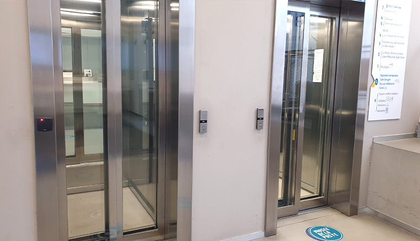 Ascenseurs accessibles en fauteuil roulant