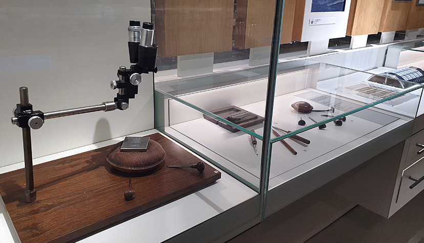 Photo des outils du graveur en taille-douce