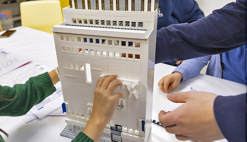 Photo de l'atelier briques