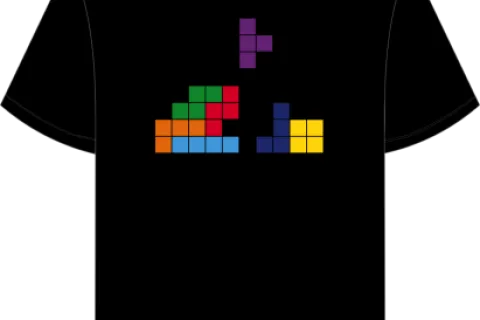 Photo T-shirt La Poste Tetris 