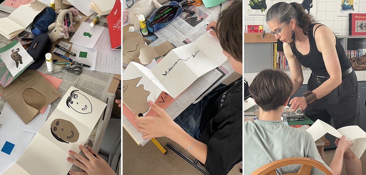 Des photos de l'atelier encadré par Alexandra Loewe