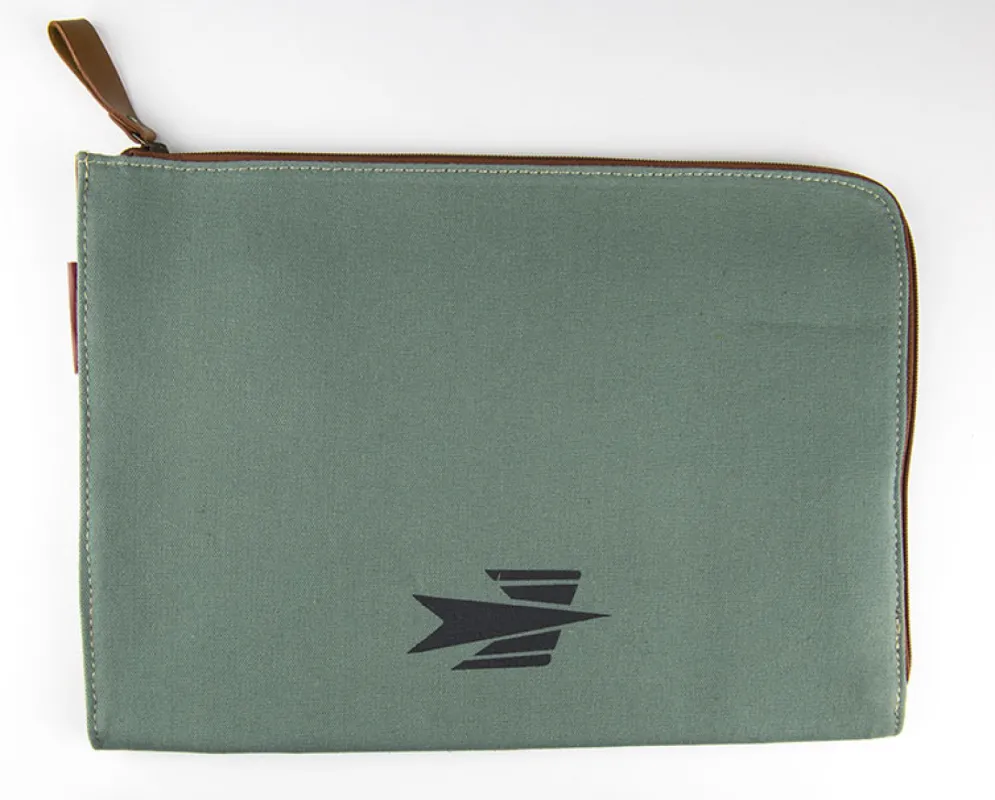 Vue 1 – Porte-documents kaki