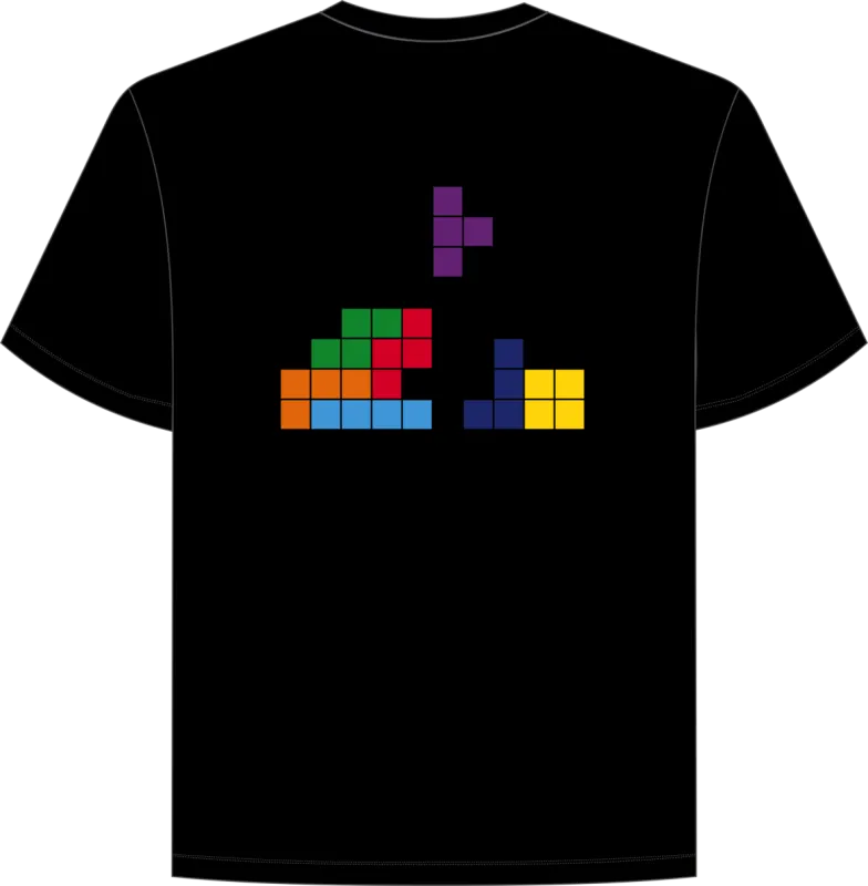Vue 1 – T shirt La Poste Tetris