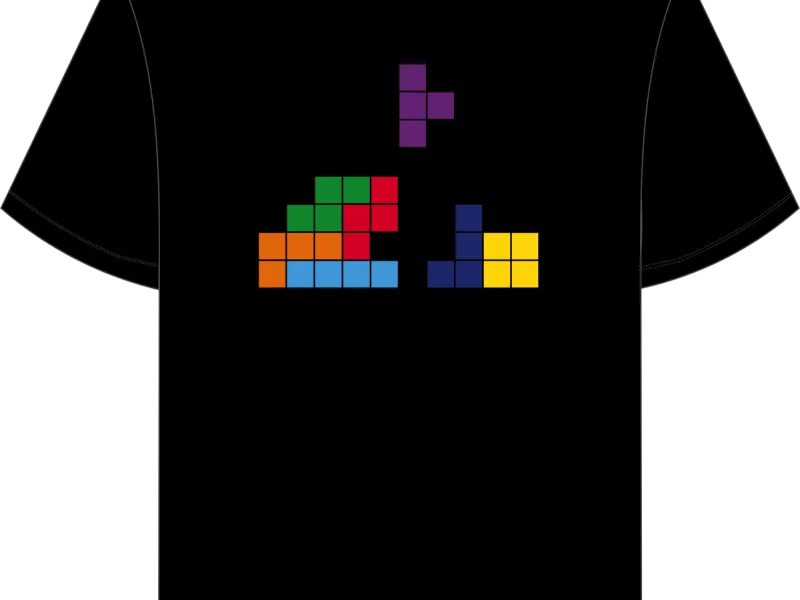 Vue 1 – T-shirt La Poste Tetris 